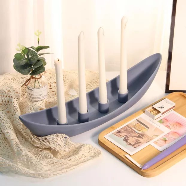 Ceramic Findlestick Holder Decor