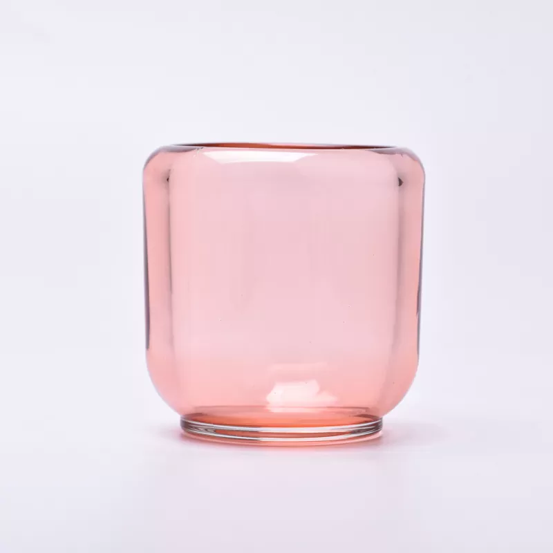 ရောင်စုံ Glass Candle Holder